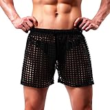 Casey Kevin Sexy Unterwäsche für Mann Netz Kurze Hosen Transparent Shorts Herren Sexy Boxershorts Freizeit Boxer Shorts